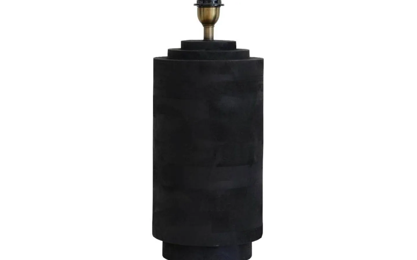 Lampfötter < Hallbergs Columna Lampfot 50cm Antik Svart