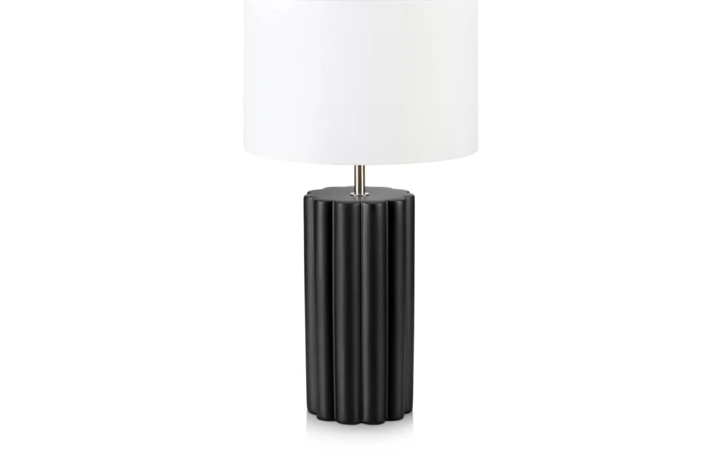 Vardagsrum|Sovrum < Markslojd Column Bordslampa 44cm Svart/Vit