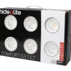 230V Led Spotlights < Hidealite Comfort G3 Tilt 6-Pack Vit 3000K 7,5W IP44