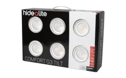 230V Led Spotlights < Hidealite Comfort G3 Tilt 6-Pack Vit 3000K 7,5W IP44