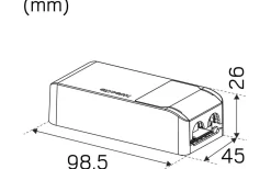 230V Led Spotlights-Hidealite Comfort G3 Tilt Vit 2700K 7,5W IP44