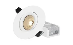 230V Led Spotlights-Hidealite Comfort G3 Tilt Vit 2700K 7,5W IP44