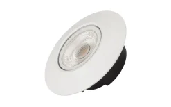 230V Led Spotlights-Hidealite Comfort Smart ISO Spotlight Dim to Warm 6W Vit IP44