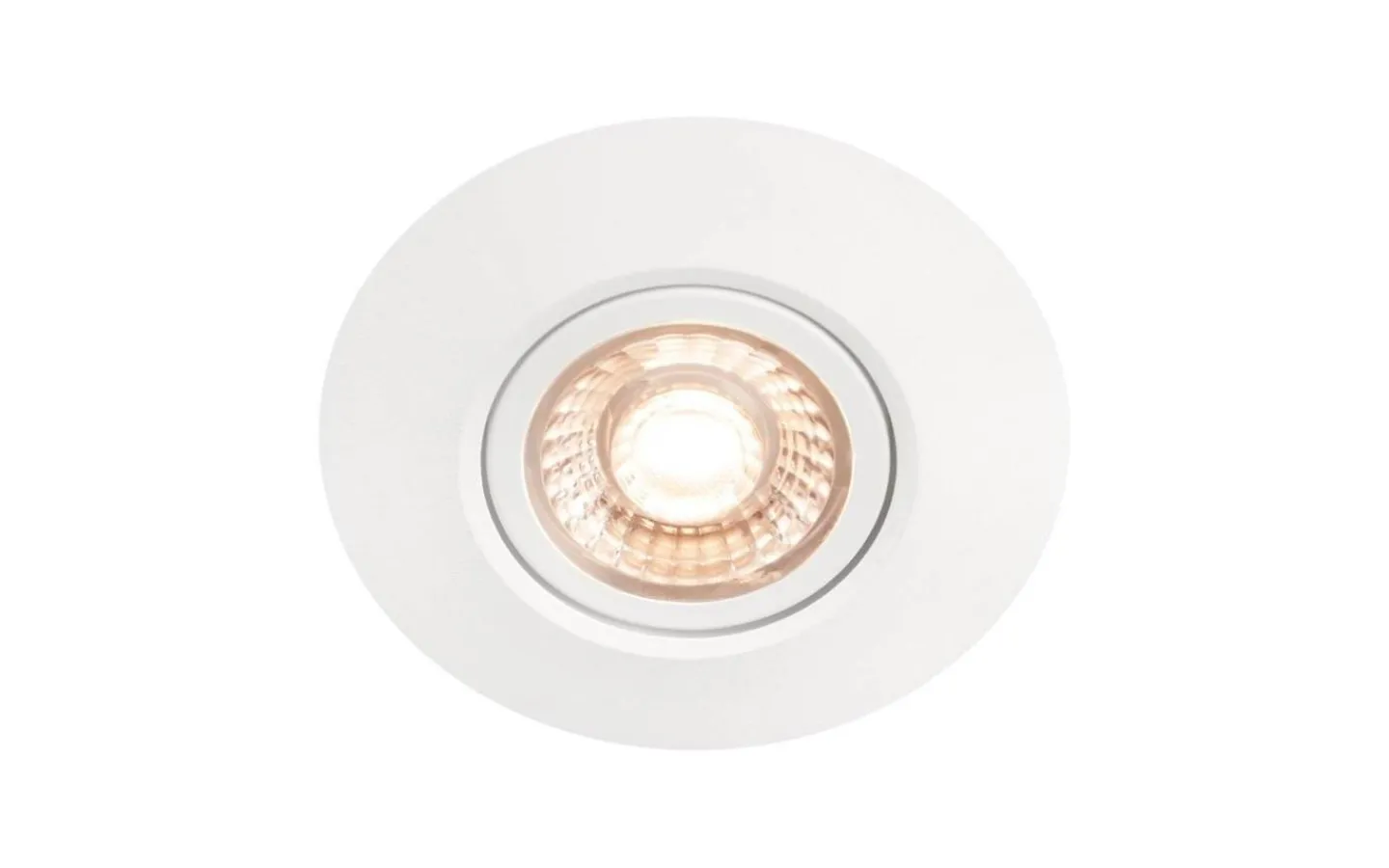 230V Led Spotlights-Hidealite Comfort Smart ISO Spotlight Dim to Warm 6W Vit IP44