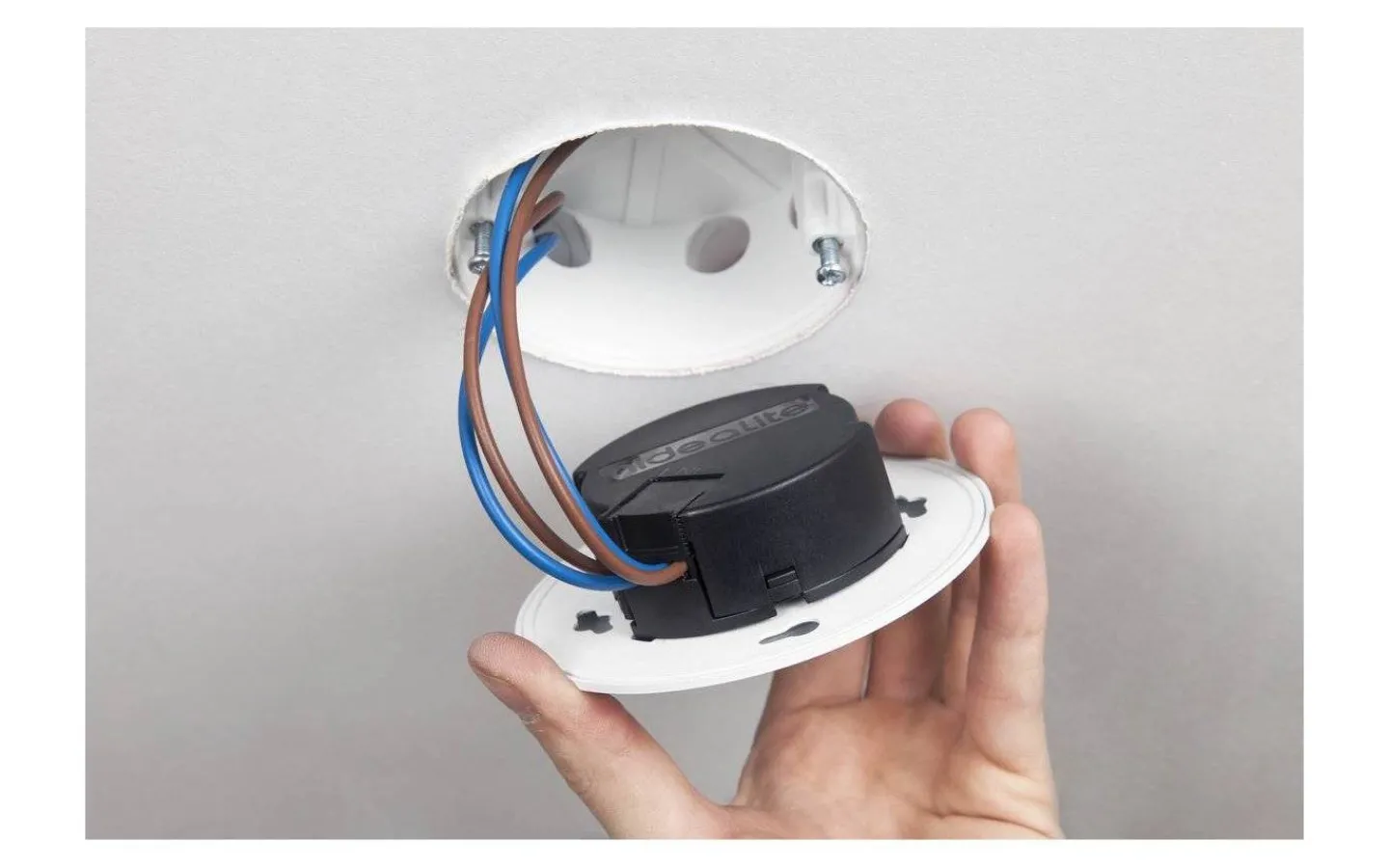 230V Led Spotlights-Hidealite Comfort Smart ISO Spotlight Dim to Warm 6W Vit IP44