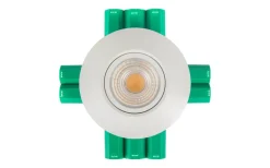 230V Led Spotlights < Hidealite Comfort Smart ISO Spotlight 3000K 6W Vit IP44