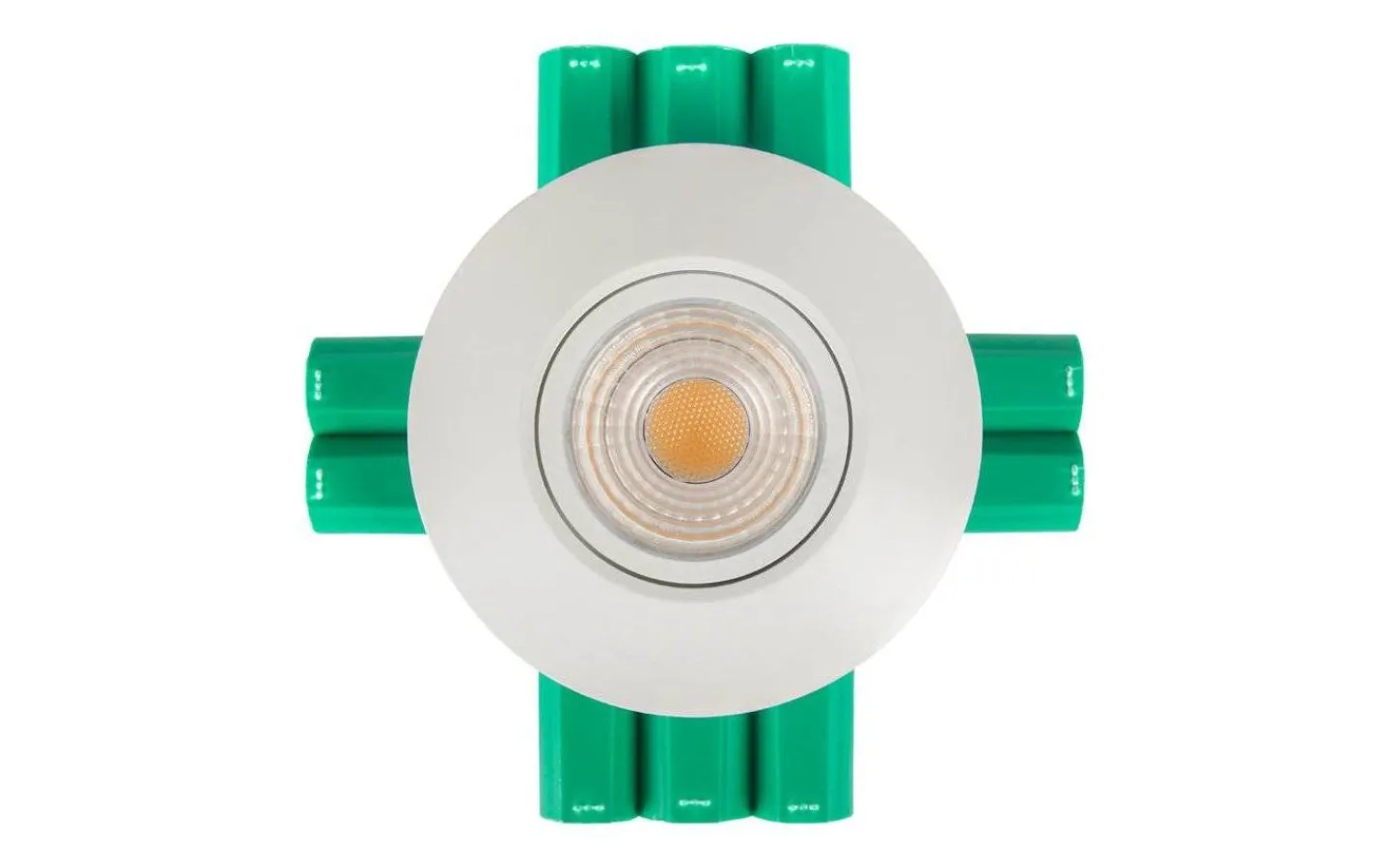 230V Led Spotlights < Hidealite Comfort Smart ISO Spotlight 3000K 6W Vit IP44
