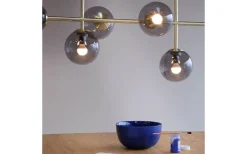 Avlånga Taklampor < Dyberg Larsen Como Taklampa 93cm Rök/Mässing