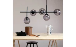 Avlånga Taklampor-Dyberg Larsen Como Taklampa 93cm Rök/Svart