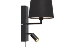 Läslampor < Markslojd Como Vägglampa Svart