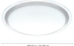 Plafonder-Eglo Competa Plafond 33,5cm LED 3000K 15,6W Vit