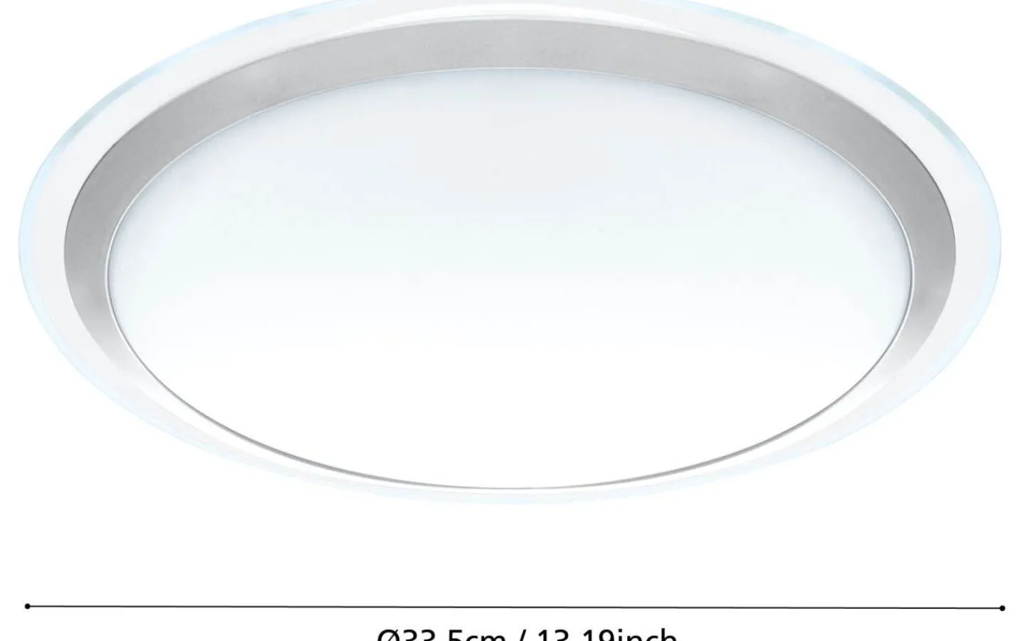 Plafonder-Eglo Competa Plafond 33,5cm LED 3000K 15,6W Vit