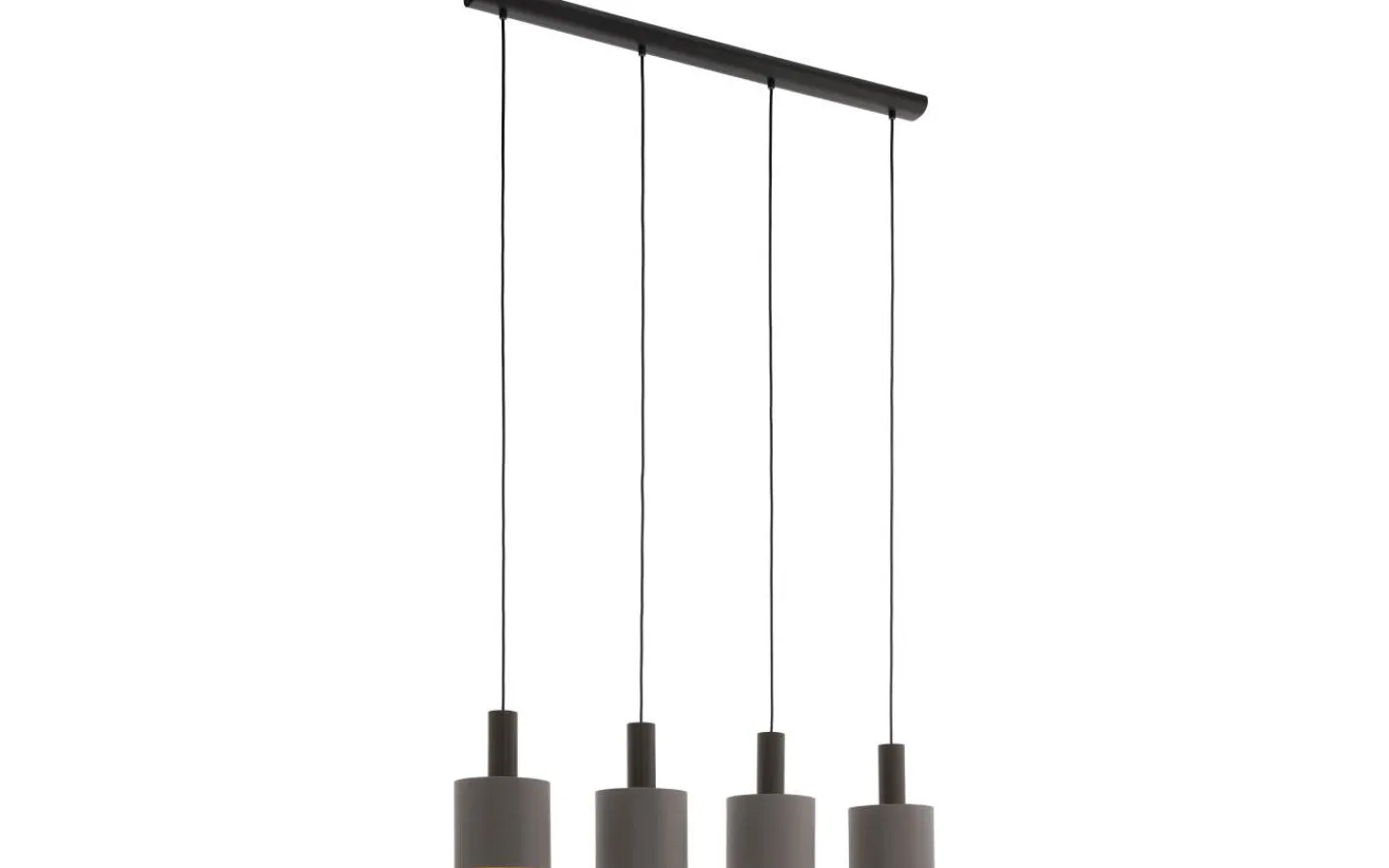 Avlånga Taklampor-Eglo Concessa Taklampa 94cm Cappuccino/Guld