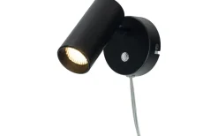 Läslampor < Aneta Concord Vägglampa LED 8,5W 3000K Svart