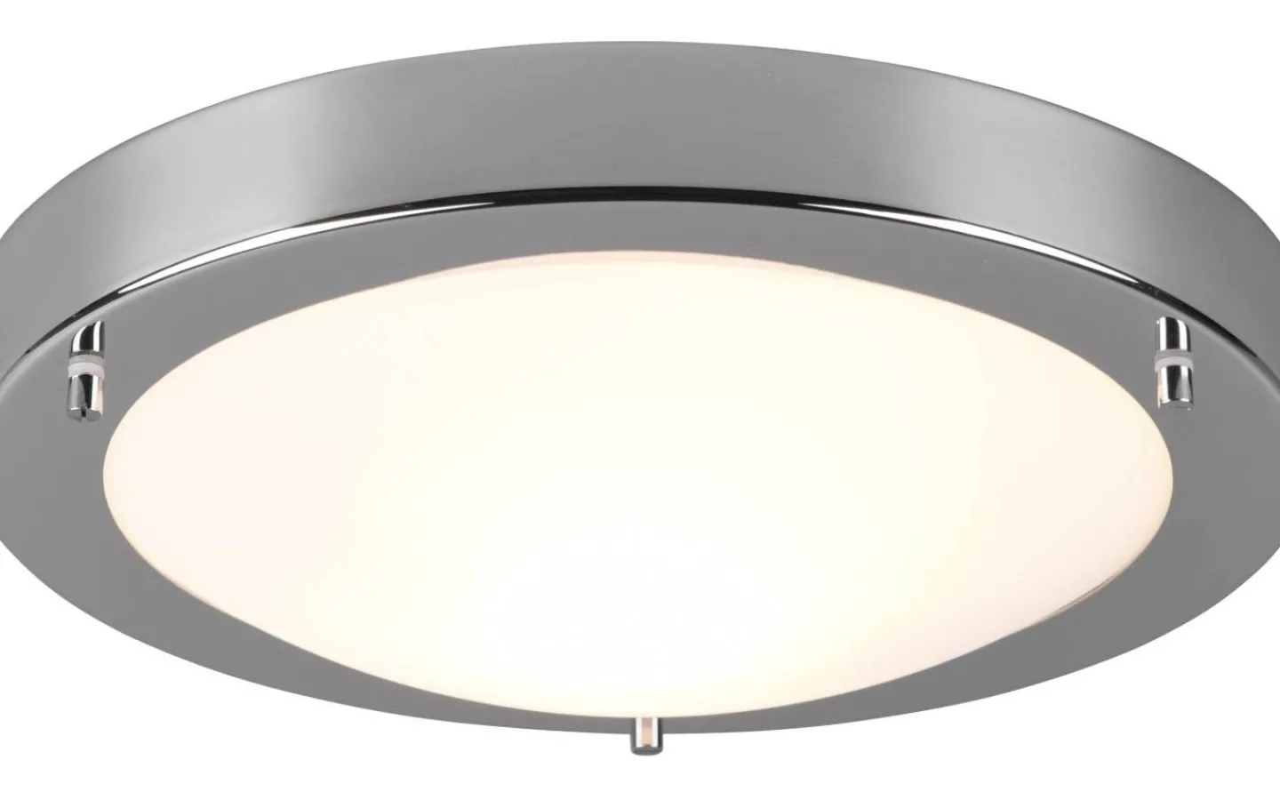 Badrumslampor Tak-Trio Lighting Condus H2O Plafond E27 krom IP44