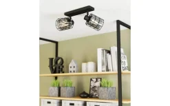 Avlånga Takspotlights|Takspot Med 2 Lampor-Eglo Consaca Takspotlight 34cm 2L Svart