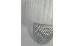 Bordslampor-Aneta Cornelia Bordslampa 42cm Silver/Vit