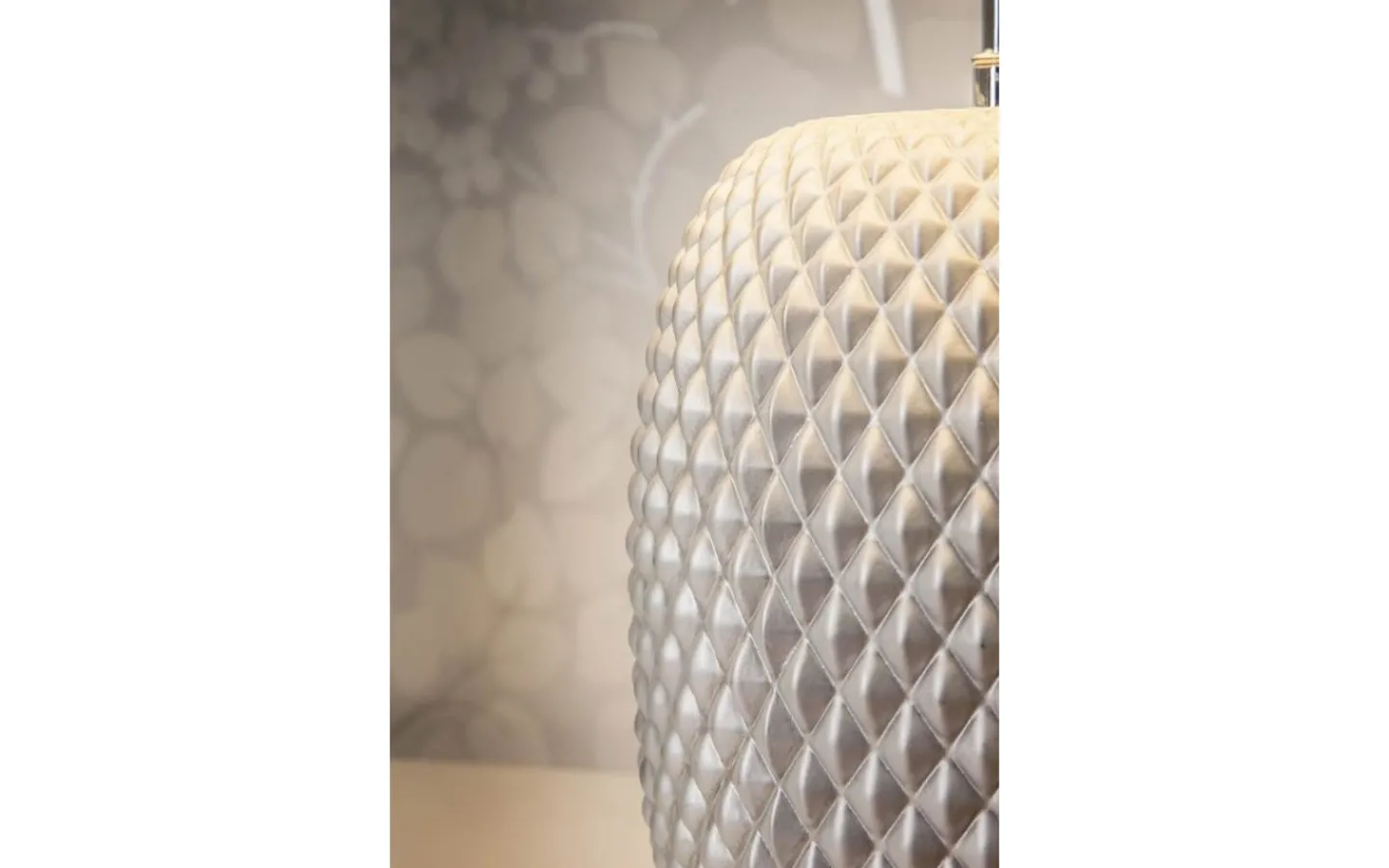 Bordslampor-Aneta Cornelia Bordslampa 42cm Silver/Vit