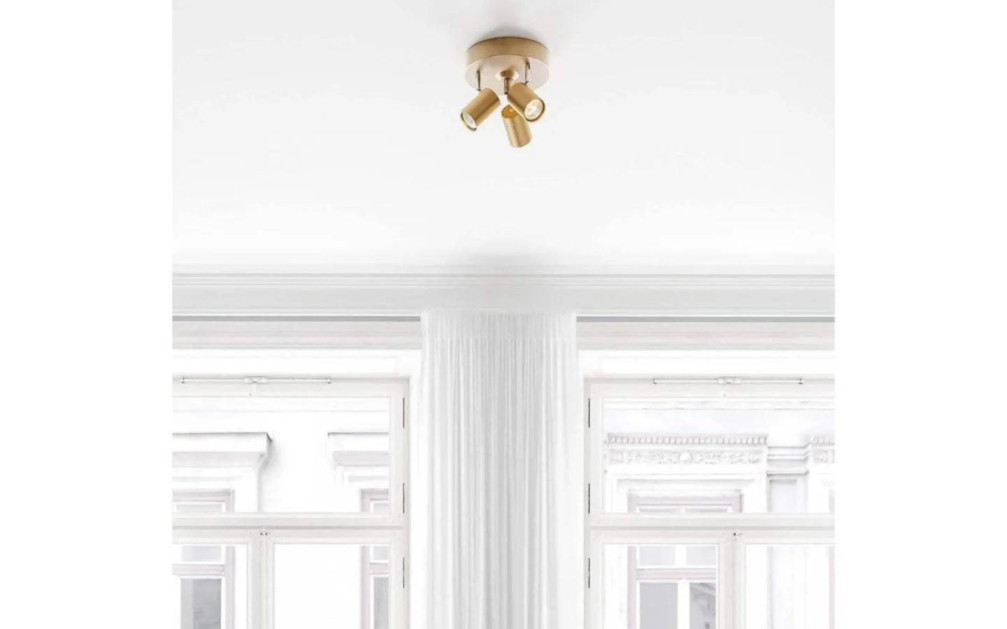 Hall & Trappa|Runda Takspotlights < By Rydens Correct Takspotlight 20cm 3L Guld