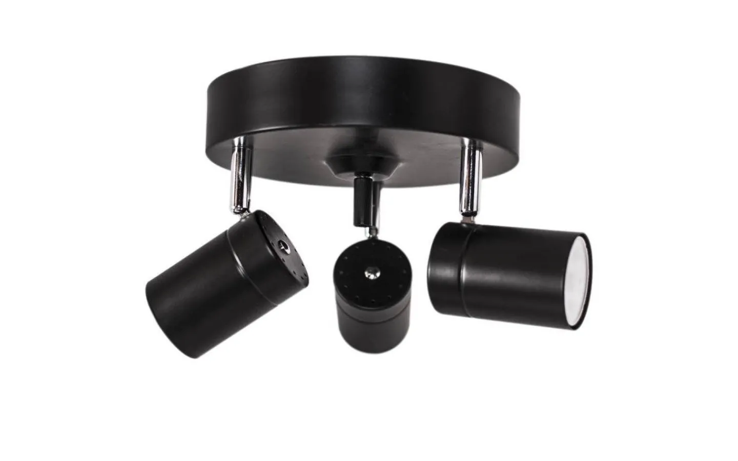 Hall & Trappa|Runda Takspotlights-By Rydens Correct Takspotlight 20cm 3L Svart