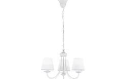 Stora Taklampor Ø50-69 Cm-Trio Lighting Cortez Takkrona 52cm 3-delad E14 matt vit