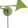 Läslampor-Trio Lighting Cosima Vägglampa E14 grön