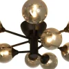 Hall & Trappa|Sovrum < Aneta Cosmos Plafond 53cm Svart/Rök