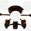 Plafonder < Aneta Cosmos Plafond 46cm Svart/Vit IP44