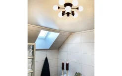 Plafonder < Aneta Cosmos Plafond 46cm Svart/Vit IP44