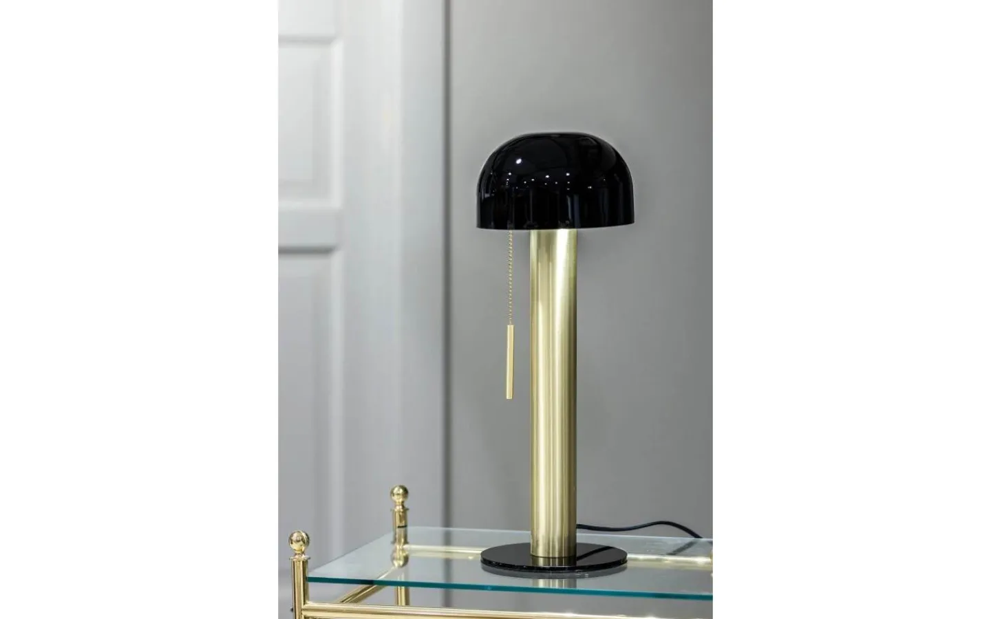 Bordslampor-Markslojd Costa Bordslampa 46cm Svart/Borstad Mässing