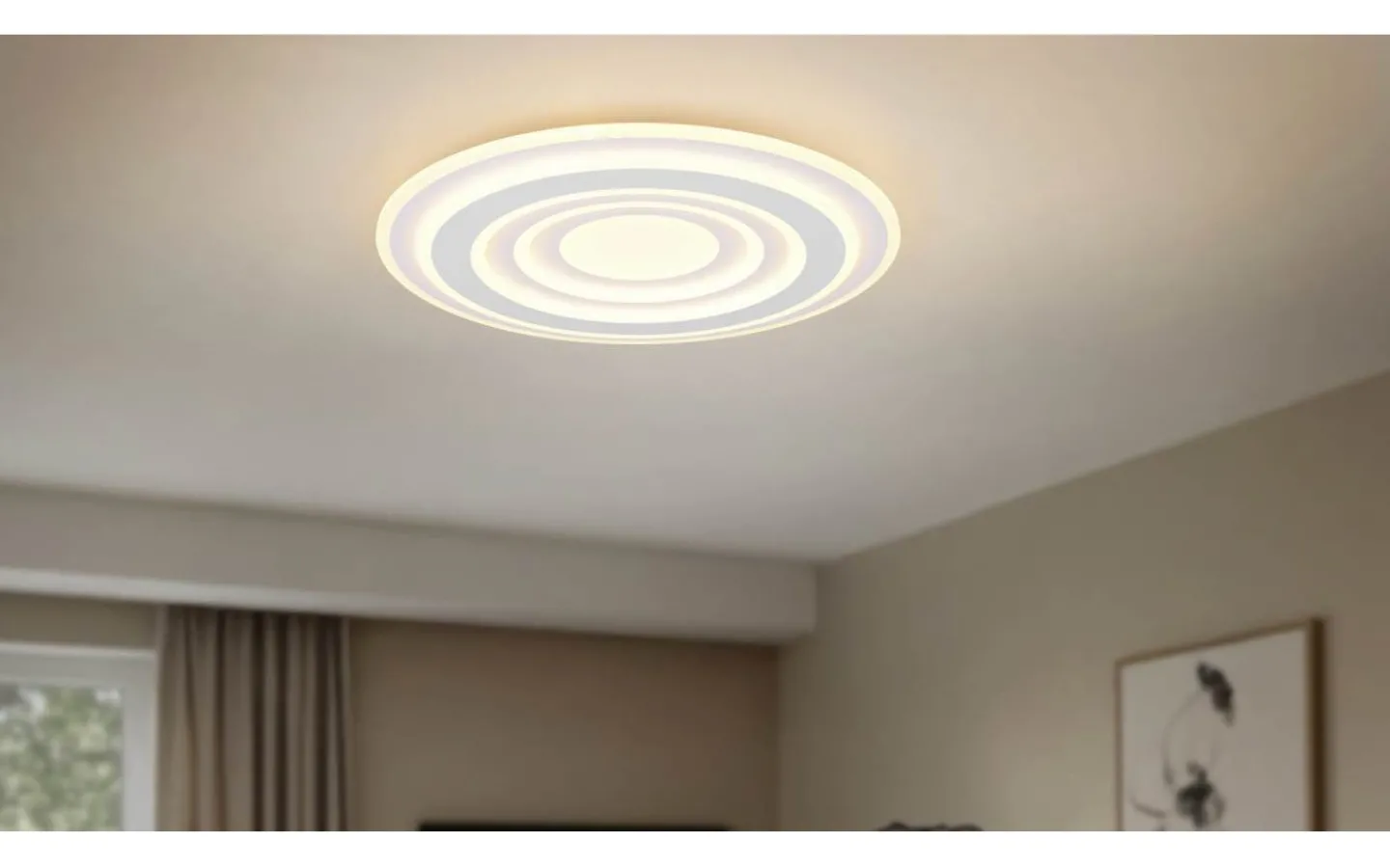 Plafonder < Trio Lighting Costa Plafond LED 48cm mattvit