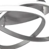 Plafonder-Reality Course Plafond LED i borstat stål 4000K