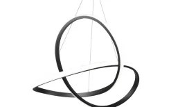 Stora Taklampor Ø50-69 Cm < Reality Course Takpendel LED mattsvart 4000K