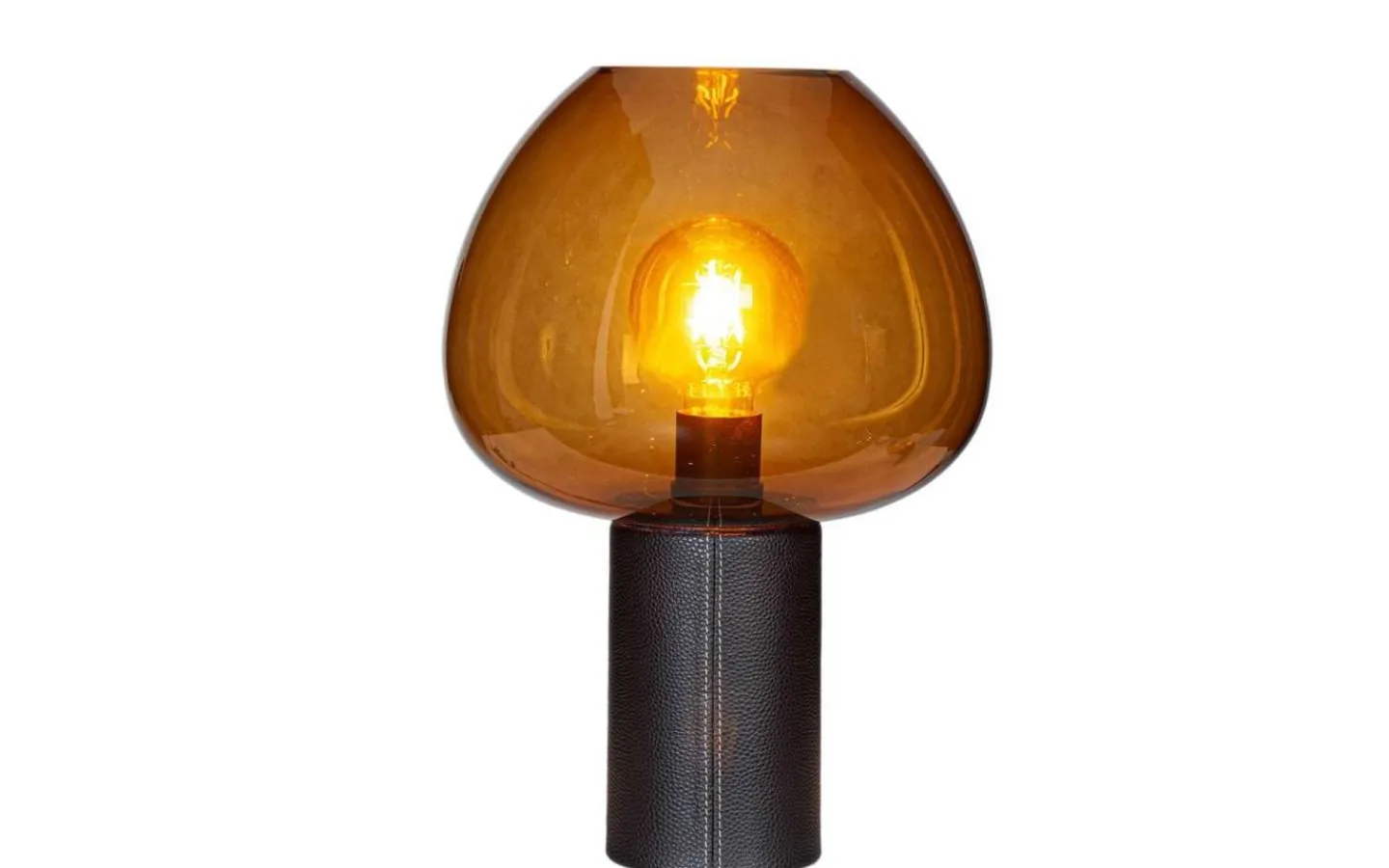 Bordslampor < By Rydens Cozy Bordslampa 42cm Svart/Konjak