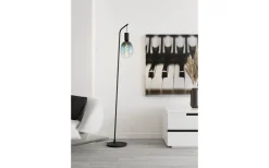 Golvläslampor-Eglo Cranley Golvlampa 170cm Svart