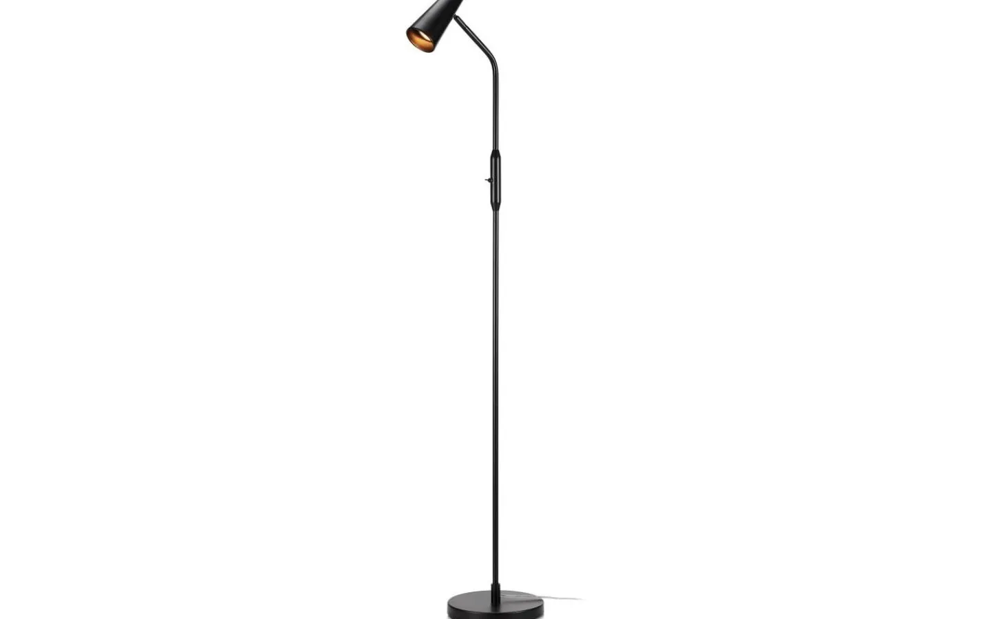Vardagsrum|Golvläslampor-Markslojd Crest Golvlampa 145cm Svart