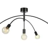 Hall & Trappa|Plafonder < Markslojd Crux Plafond 107cm 5L Svart