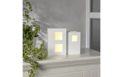 Bordslampor < Star Trading Cube Bordslampa E14 25cm Vit