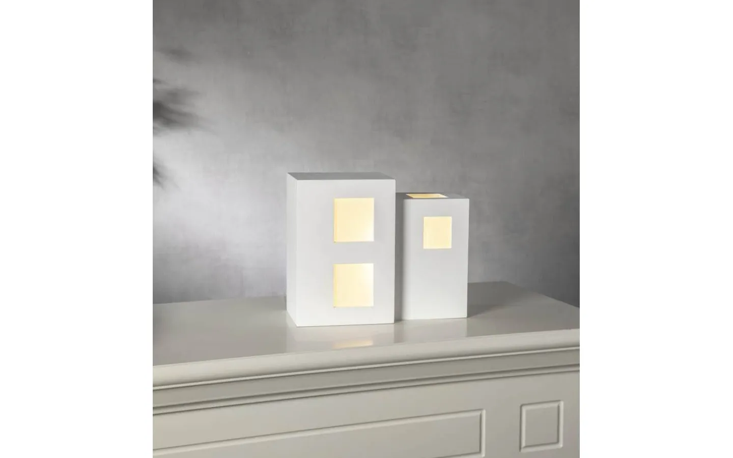 Bordslampor < Star Trading Cube Bordslampa E14 25cm Vit