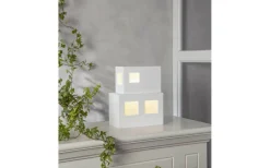 Bordslampor < Star Trading Cube Bordslampa E14 25cm Vit