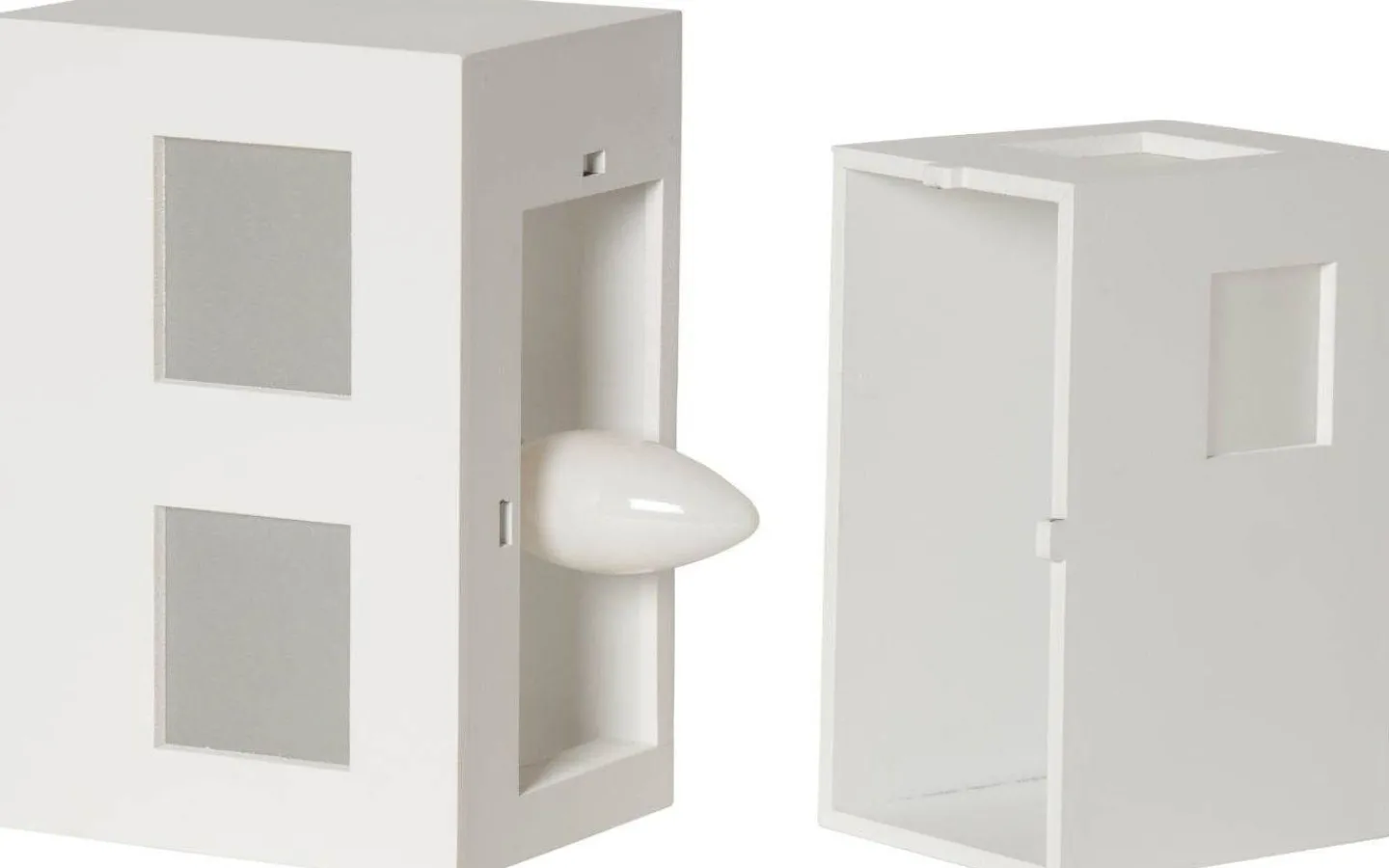 Bordslampor < Star Trading Cube Bordslampa E14 25cm Vit