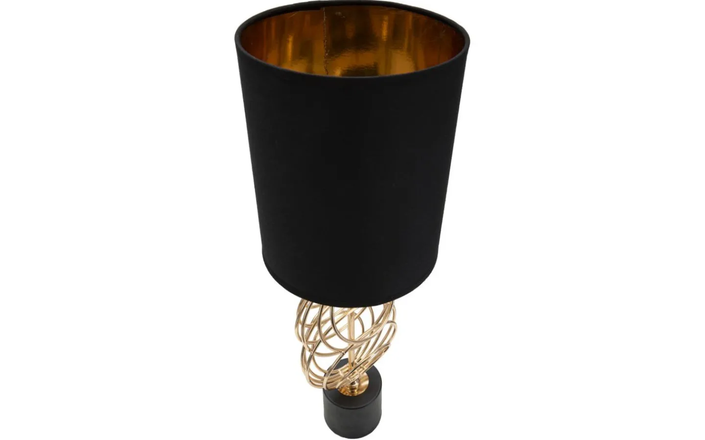 Bordslampor < Mauro Ferretti Cubo Bordslampa 58,5cm Guld/Svart