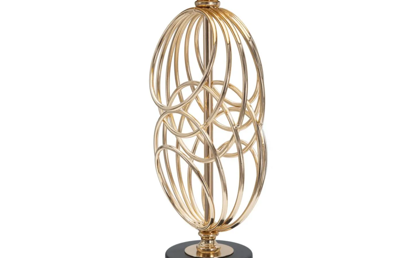 Bordslampor < Mauro Ferretti Cubo Bordslampa 58,5cm Guld/Svart