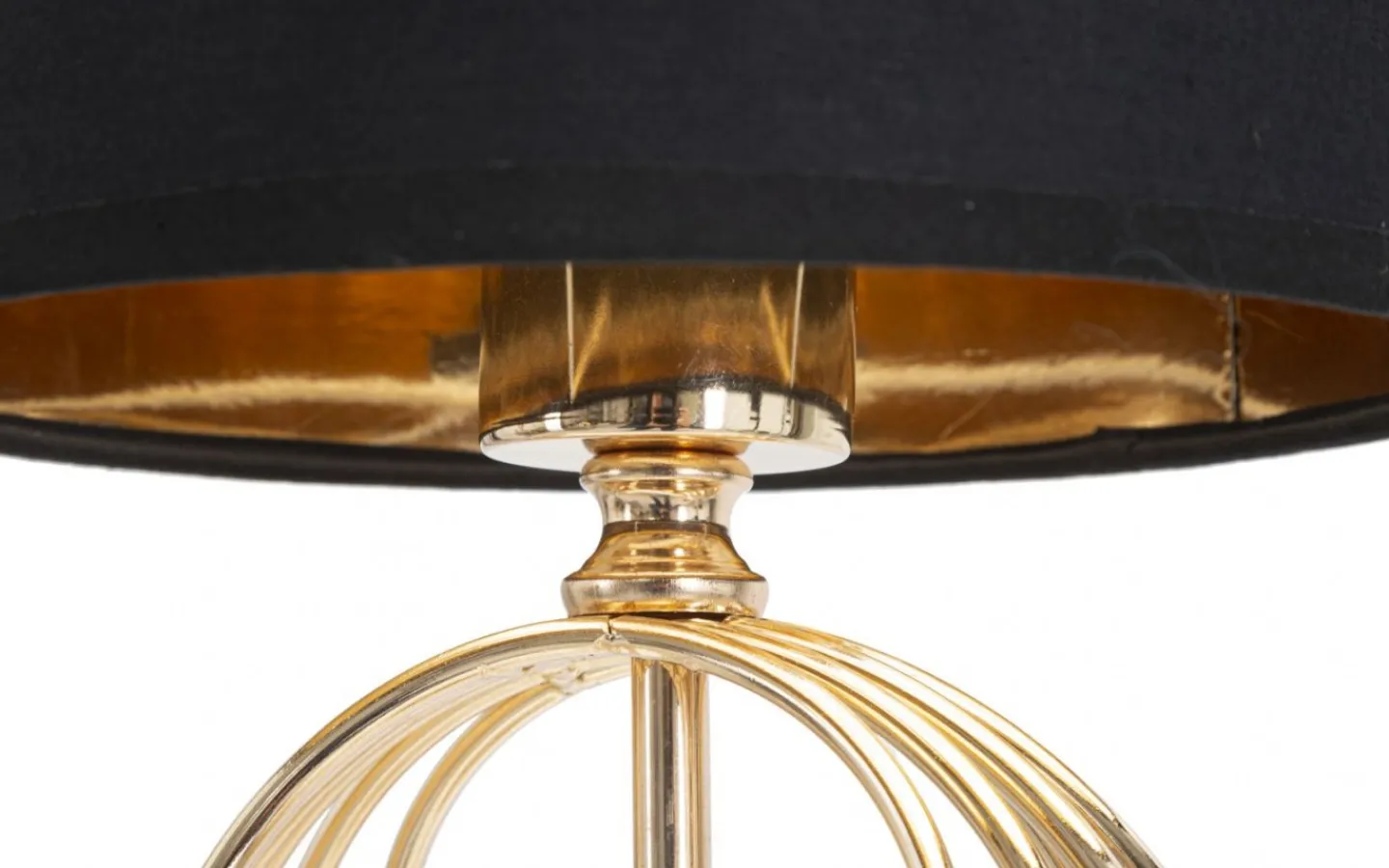Bordslampor < Mauro Ferretti Cubo Bordslampa 58,5cm Guld/Svart