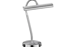 Skrivbordslampor-Trio Lighting Curtis Skrivbordslampa LED i borstat stål