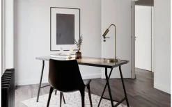 Skrivbordslampor-By Rydens Curve Bordslampa 50cm Matt Guld
