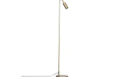 Golvläslampor < By Rydens Curve Golvlampa 146cm Matt Guld