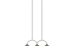 Avlånga Taklampor-Globen Lighting Curve Taklampa 95cm Grön