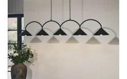 Avlånga Taklampor-Globen Lighting Curve Taklampa 165cm Svart