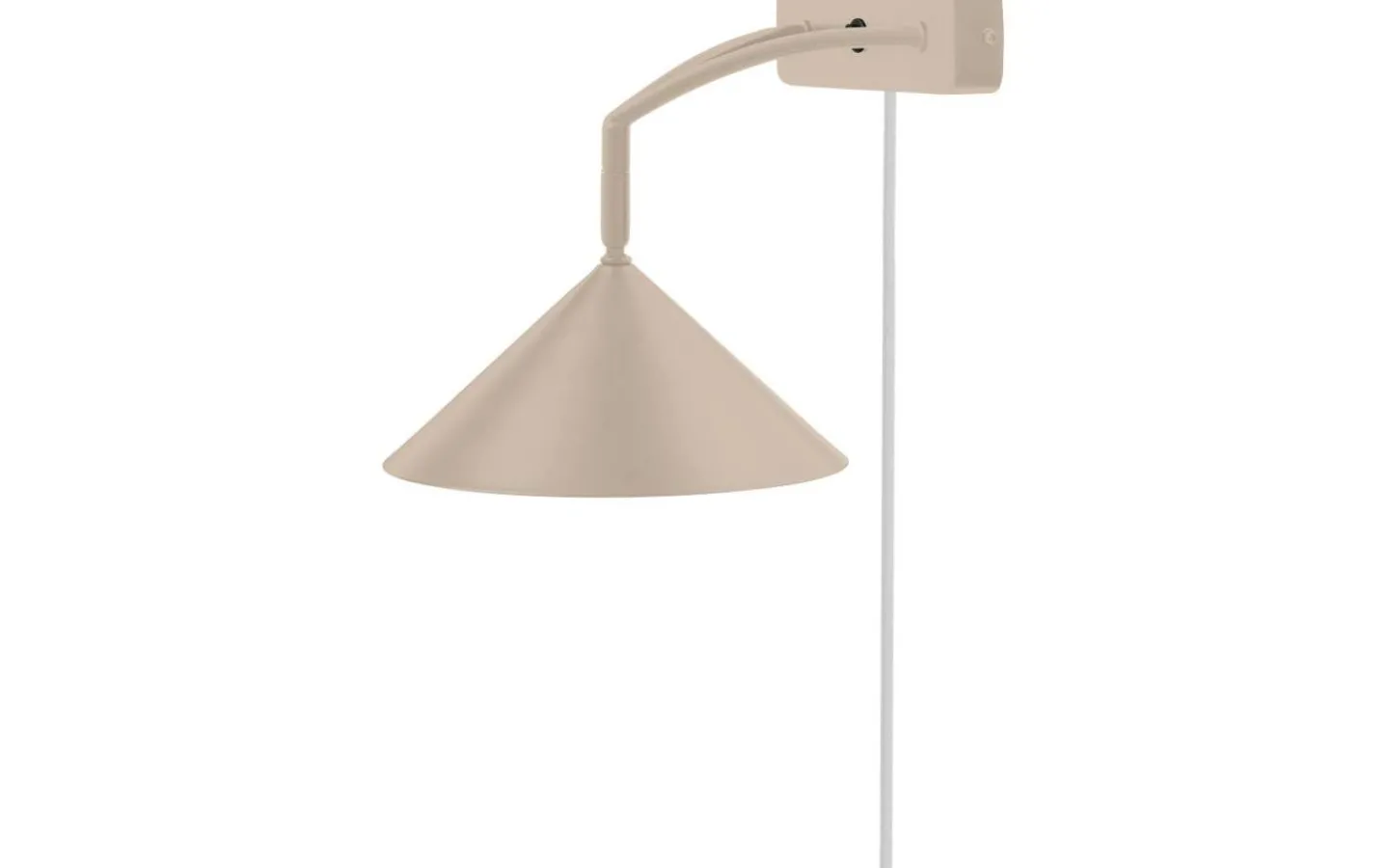 Läslampor < Globen Lighting Curve Vägglampa Beige